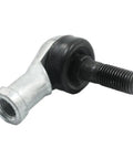 Heavy Duty L Shape Ball Rod End Bearing Featuring 16mm Threads For Smooth Steering Response And Rock Solid Suspension Hardware Built Tough For The Weekend Warrior Build, close-up view showing the threaded end.