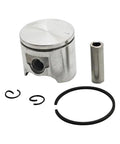 Heavy Duty 42MM Piston Ring Pin Needle Bearing Kit For 343 And 345 Brushcutters Fixes Old Engines For Smoother Garden Cutting More Torque And Efficiency For Pros Wanting Gear Pumping Like New Again So You Slash Leaves Like A Boss. 42mm metal piston kit with ring, wrist pin, and clips