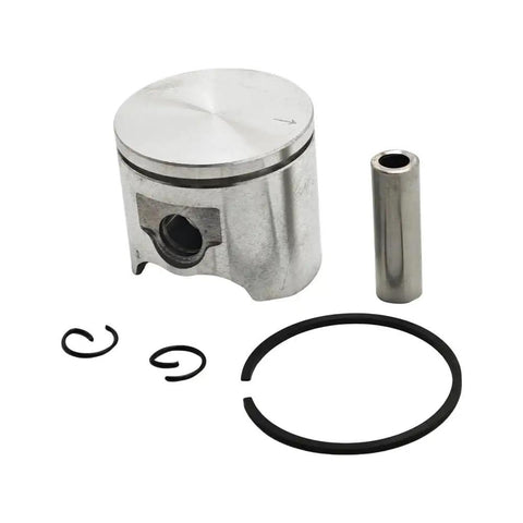 Heavy Duty 42MM Piston Ring Pin Needle Bearing Kit For 343 And 345 Brushcutters Fixes Old Engines For Smoother Garden Cutting More Torque And Efficiency For Pros Wanting Gear Pumping Like New Again So You Slash Leaves Like A Boss. 42mm metal piston kit with ring, wrist pin, and clips