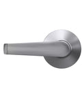 Elan Door Lever Hall And Closet Passage Handle Satin Chrome Non Locking Interior Door Hardware With Easy Install And Self Aligning Screws