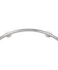 30 Inch Crescent Curved Shower Grab Bar Built Tough In Polished 304 Stainless Steel One Piece Welded Cap 250 Pound Weight Capacity Includes Mounting Screws For Easy Install