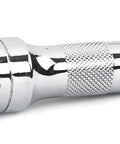 Pro Grade Half Inch Drive Extension Bar, 3 Inch Length With Knurled Non Slip Grip For Maximum Control, Easy Read Hard Stamped Size Markings, Heavy Duty Tool For Deep Access And Tight Spots, Chrome Finish For Longevity