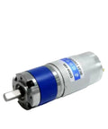 Premium Heavy Duty Planetary Gear Motor Dc 36Mm 24 Volt 430Rpm with blue casing for robotics and automation projects.