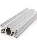 Built Like A Tank Aluminum T Slot Extrusion Rail For CNC Routers 3D Printer Frames And Linear Motion Systems, showing cross-section and smooth finish.