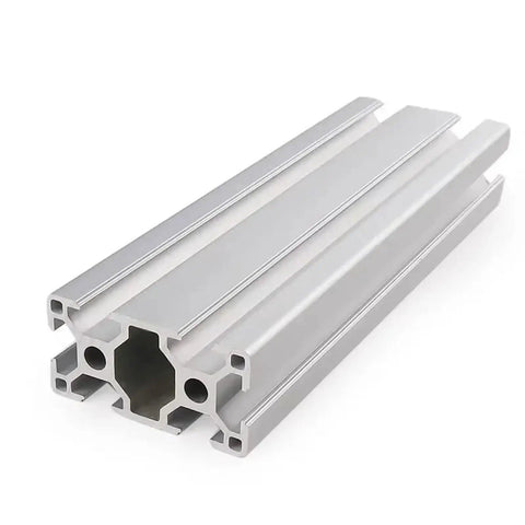 Built Tough 3060 Aluminum Profile Linear Rail Extrusion For Cnc And 3D Printer Builds 30X60mm heavy duty guide, 150mm length, side view.