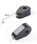 Stainless Steel Retractable Cable Automatic Door Closer For Single Doors Renovations With Light Pull Force And Rust Resistant