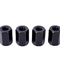 Four hex nuts from Go-To Heavy Duty Milling Machine Clamping Kit 58-Piece Tool Steel Clamp Set with T-Slot Cleaner