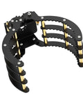 Heavy Duty Claw Gripper For DIY Projects, Full Metal Aluminum Arm Clamp With High Torque, 0 To 9 Inch Open Range, 1 Pound Max Grab, Wave Edge Design, Durable Hand Replacement For Robotic Arms, Servo Not Included