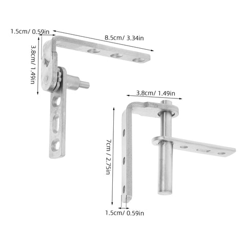 Hidden Door Hinges With Automatic Rebound For Concealed Bookcase Doors Stainless Steel Heavy Duty Pivot Hinges With Dimensions
