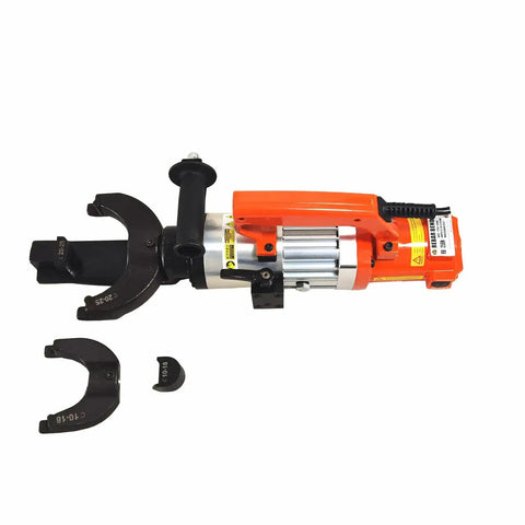 Buy This Electric Hydraulic Rebar Bender Tool For Heavy Duty Jobs On Construction Sites Or Diy Projects Bend Up To 1 Inch Steel Bars With Ease Using Portable Machine Features Aluminum Body And Powerful Motor Perfect For Professionals, includes bending dies.