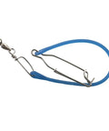 Downrigger Weight Snubber With Swivel And Snap For Trolling Black Small Size No Fuss Shock Absorbing Electrical Insulation Snag Free Connection Easy Grip In Wet Conditions blue rubber snubber with metal swivel and snap