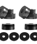 CNC Billet Aluminum Body Mount Bushings Kit For Camaro Nova Chevy II 1967-1981 No More Rattle No More Slop Tighten Up Chassis Flex
