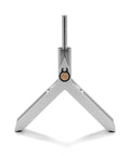 Effortless 4 Axis Center Positioner For CNC Routers Delivers Quick Alignment And Easy Locating Center Under 60mm Diameter With A One Eighth Inch Shank Compatible With ProVerXL 4030 4040 Pro And Other CNC Routers, aluminum construction, front view
