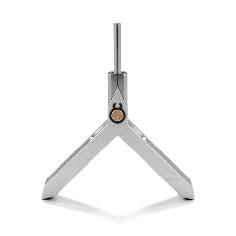 Effortless 4 Axis Center Positioner For CNC Routers Delivers Quick Alignment And Easy Locating Center Under 60mm Diameter With A One Eighth Inch Shank Compatible With ProVerXL 4030 4040 Pro And Other CNC Routers, aluminum construction, front view