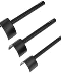 Leather Corner Punch Set With V Shaped Punches In 0.98 In, 1.18 In And 1.57 In For Belts and Wallets, durable alloy tools