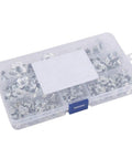 110 Piece Galvanized T Nut Assortment Kit With Six Sizes M3 Through M10 Four Claws Rivet T Nuts And Heavy Duty Storage Box