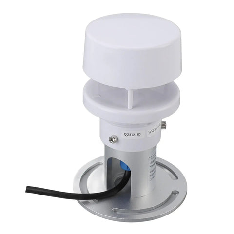 Rugged Outdoor 5 in 1 RS485 Weather Sensor with wind speed, wind direction, temperature, humidity and air pressure monitoring.
