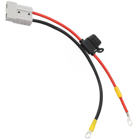 Badass Heavy Duty Waterproof Extension Cord 10 AWG 50A Power Cable with M8 connectors for rugged industrial use.
