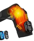 Cordless Shoulder Heating Pad With Massage For Frozen Shoulder And Rotator Cuff Pain Relief, 5000mAh Battery Powered Detachable Controller