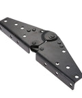 Adjustable Three-Position Sofa Bed Angle Mechanism Hinges, Heavy Duty Black Furniture Hardware Fittings Screws, Converts Couch To Bed