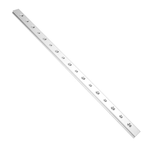 450mm T Track Connector For DIY Woodworking Aluminum Alloy Miter Track Jig Fixture Slot Connector T Slot Jig Rail Pro Grade Anodized Silver Finish