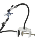 Soldering Iron Holder Bench Vise Aluminum Table Clamp Station With 360 Degree Rotated Clips Locked In Place By Knurled Thumb Nuts