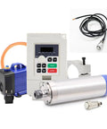 Dope 1.5KW ER16 Water Cooled CNC Spindle Kit With 110V 400Hz Inverter VFD, 75W Water Pump, 65mm Clamp Bracket, And 3M Cable for CNC Machines