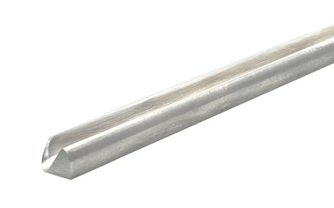 Premium 5/8 Inch Bowl Gouge For Wood Lathe crafted from durable M2 cryogenic high speed steel, close-up of cutting edge.