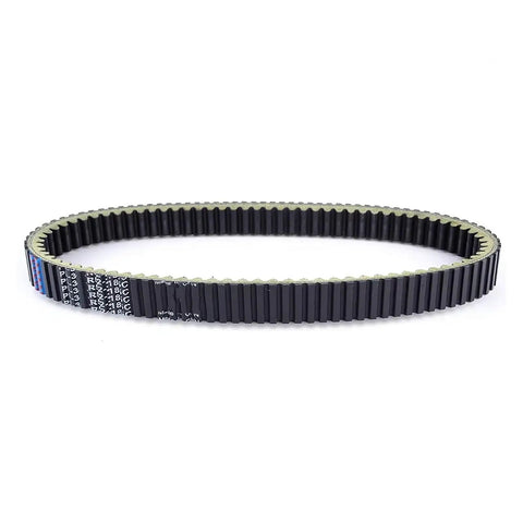 Heavy Duty Motorcycle Transmission Drive V Belt For Bennche Cowboy 1000 Spire 1000, black rubber with ridges for heat and oil resistance.