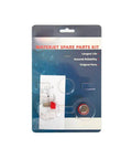 Waterjet spare parts kit packaging front view showing red seal and brass valve component