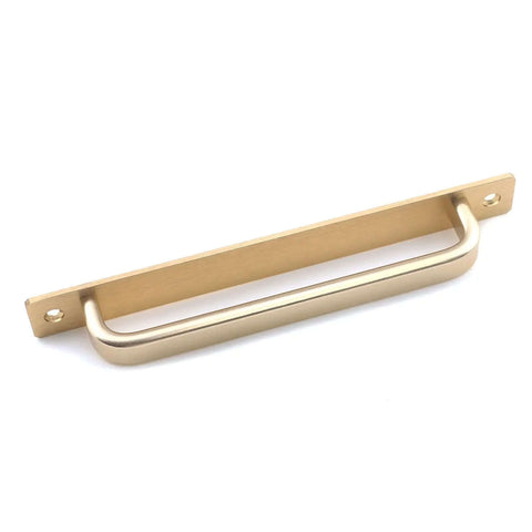 Heavy Duty Antique Rustic Barn Door Handles Pull And Flush Hardware Gold 2 Pack For Gate Garage Shed With 7.56 Inch Hole Center Durable Aluminum Alloy Rust Resistant Easy Install