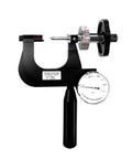 Genuine Digital Hardness Tester Portable Brinell Durometer For Thin Small Long Irregular Metal Parts Open Size Fifty By Fifty Millimeter fully displayed showing measuring dial and probe.