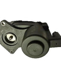 Rear Parking Brake Motor Caliper Motor For Tesla Model 3 And Model Y 2021 To 2023 Straight Up 104462600A close-up of motor with plug.