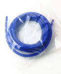 Blue Silicone Vacuum Hose 1/8 Inch ID (3mm) 7mm OD, 10 Ft Long, coiled and packaged in clear plastic
