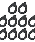Durable M8 Steel Washers For E Bike Motor And Bicycle Hub Axle Spacers Electric Bike Hardware Kit With Front And Rear Flat Rings For Scooter Wheel Ride Ready Universal Bike Repair Gear 10 Pack Silver, black ring washers