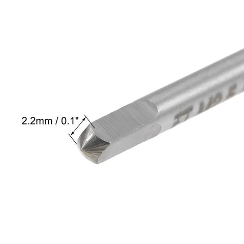 Top Shelf M2.5 Metric Spiral Machine Screw Tap With 0.45 Pitch And Titanium Coating for precise threading, 2.2mm size.