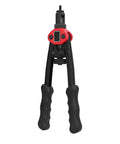 Front view of Stainless Steel Hand Rivet Nut Tool Kit BT 606 With M8 Nut 9mm Stroke 25x Leverage For Sheet Metal Repairs DIY Projects And Installations Pro Grade Riveting Tool For Fast Durable Rivet Nuts
