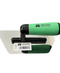 Stainless Steel Plaster Trowel With Trapezoid Blade, 9.4 By 4.7 Inch Venetian Plaster Tool on white background