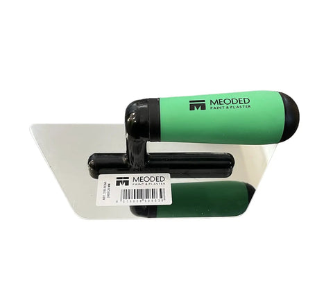 Stainless Steel Plaster Trowel With Trapezoid Blade, 9.4 By 4.7 Inch Venetian Plaster Tool on white background