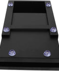 Sleek Stainless Steel Coffee Knock Box Featuring A Detachable Drawer Removable Rubber Knock Bar And Steady Non Slip Pads For Quick Home Espresso Cleanup top view showing the smooth surface and suction pads.