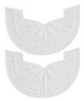 Tough As Nails Shoe Heel Pads 4Mm Thick Rubber Non Skid Adhesive Repair Kit, white traction pads for footwear.