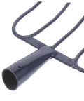 Five-point tines of manure fork hand tool for lawn and farm work with five point design for clearing manure and grass