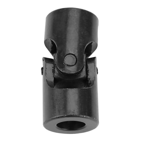 Hardcore Metal Universal Joint Coupler runs slick on inclined shafts, 12mm inner, 24mm outer, heavy steel design for robotics and custom drivelines.