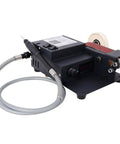 Versatile Mini Belt Sander And Rotary Tool Combo With 7-Speed Variable Control, showing dual motor setup for precision DIY tasks.