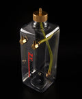 Clear 1000ML RC Gas Fuel Tank For RC Airplanes With Transparent Plastic Bottle, Metal Cap Inlet And Outlet, Lightweight 114g
