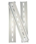 3 Piece DIN Rail Slotted Aluminum RoHS Compliant 8 Inch Long 35mm Wide 7.5mm High Heavy Duty Mounting Rail Kit For Industrial Control Panels Enclosures And Electrical Distribution Boxes, 3 rails