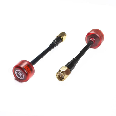 2 Pack Cherry FPV Antenna 75mm 5.8GHz RHCP SMA For FPV Racing Drones High Gain Long Range Anti Interference Signal Clarity