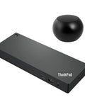 Badass Thunderbolt 4 Docking Station Hands You 100W Quick Charge with a compact Bluetooth speaker for audio needs.