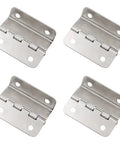Set Of 10 Classic Cabinet Door Hinges For Wood Boxes And Furniture Vintage Old Fashioned 4 Hole Hinges with strong steel