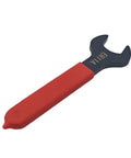 ER11A Collet Chuck Wrench 17mm professional spanner with red non-slip handle for lathe clamping nut, durable hardened steel construction